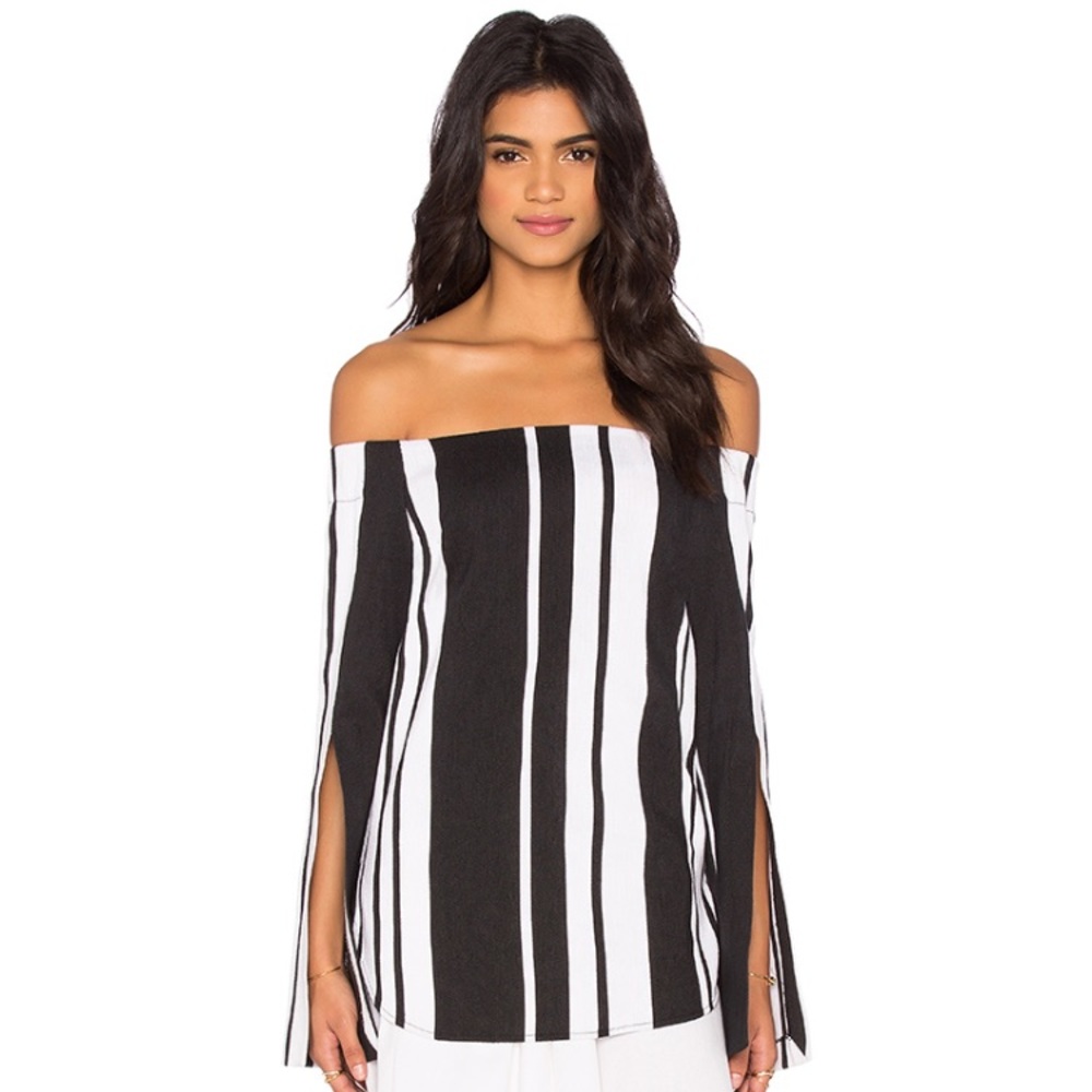 Black and white top from Revolve